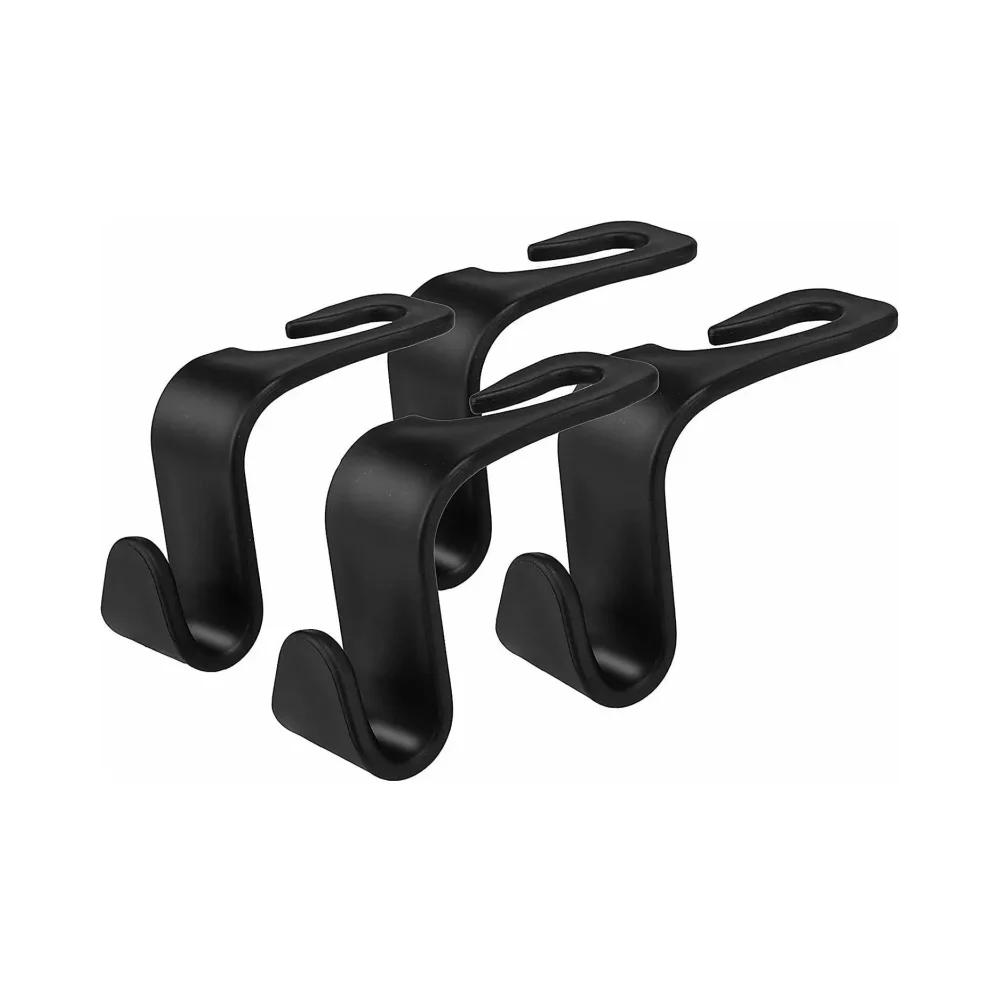 Car Coat Hanger Car Hook 4pcs Car Seat Headrest Hook For Auto Back Seat Organizer Hanger Storage Holder For Handbag Purse Bags Clothes Coats