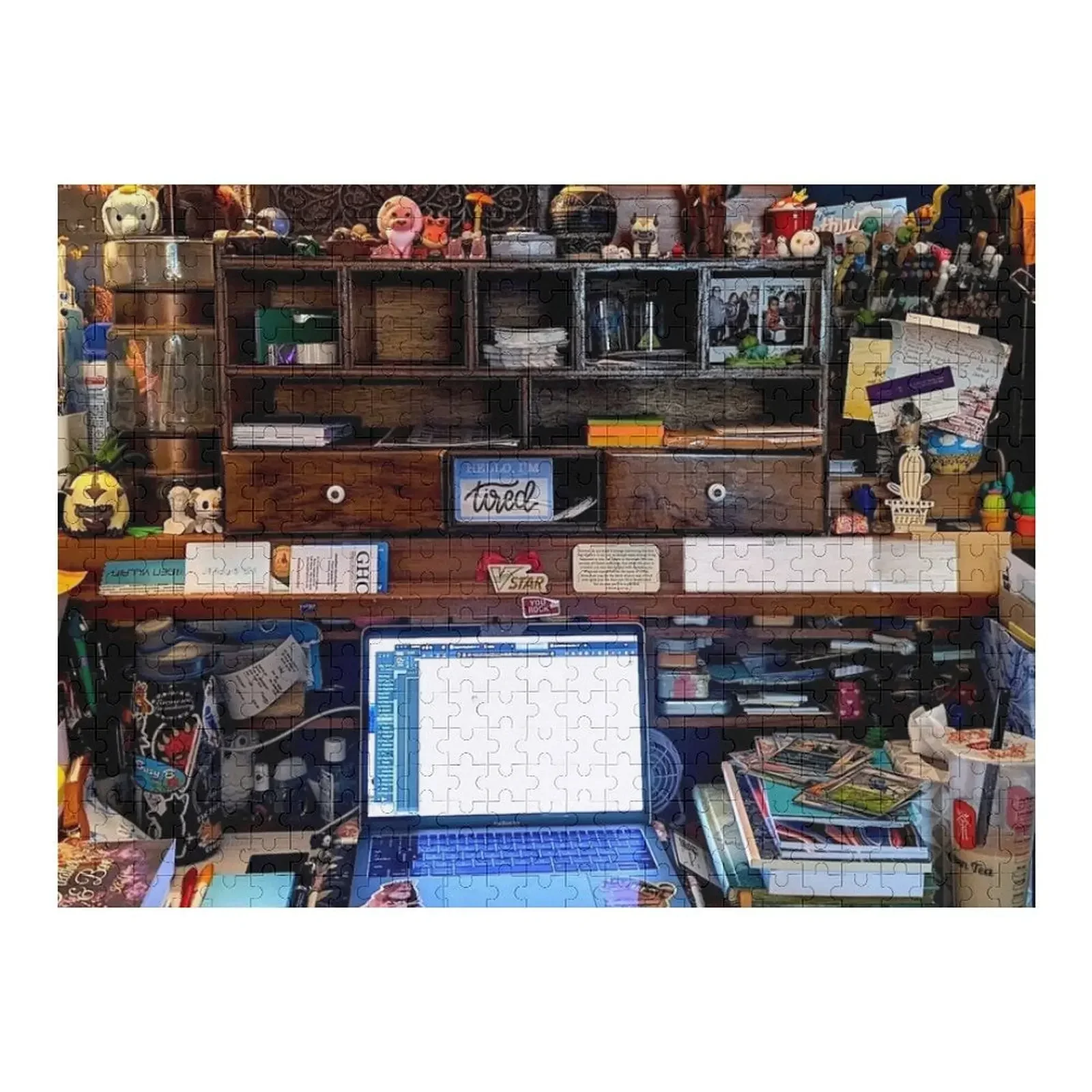 

Messy Desk Jigsaw Puzzle Game Children Personalized Photo Gift Puzzle
