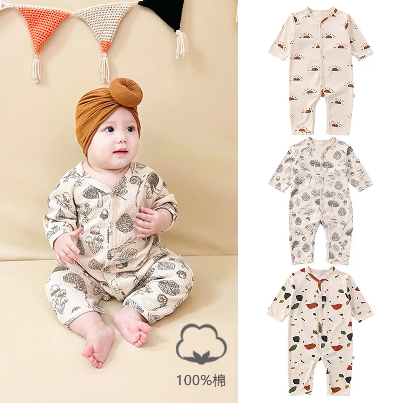 

Newborn Jumpsuit Long Sleeves Baby Rompers for Boys Girls Autumn Clothes Infant Outfit Toddler Onesie 0-24M Ha Clothes