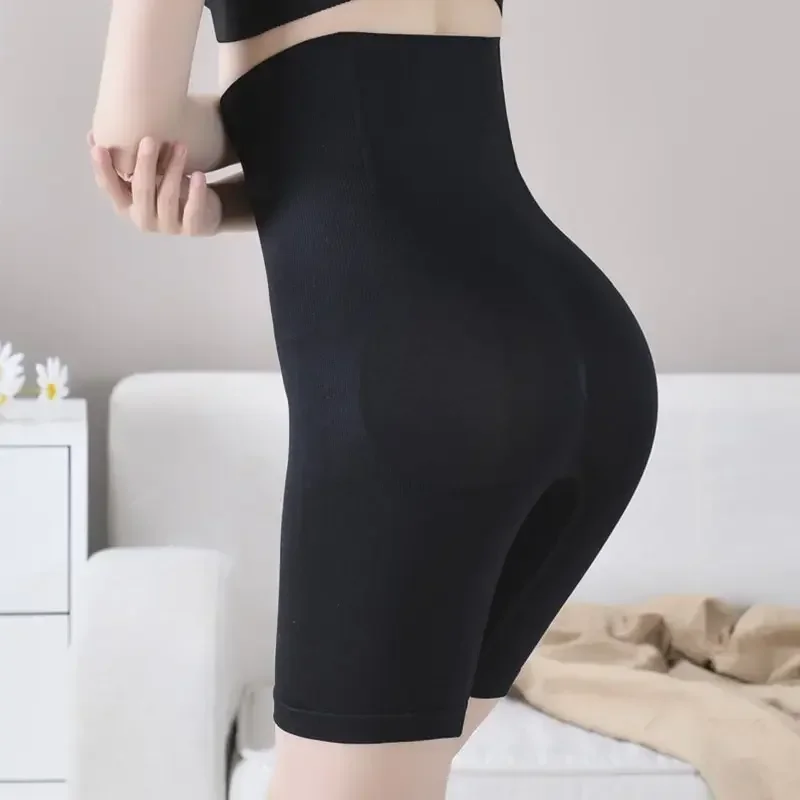 

Women's High Waist Flat Angle Corset Pants Postpartum Buttocks Lifting and Body Shaping Pants Slim Fit Anti Glare Leggings