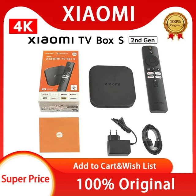 Xiaomi Mi TV Box S 2nd Gen - 4K Media Player 