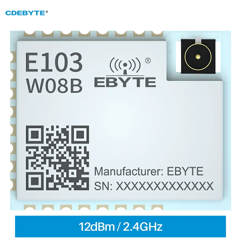 2.4G Wifi Module E103-W08B Wifi Dual ARM Core TCP HTTP Client MQTT Low Power Consumption IPEX Antenna Wireless Wifi Module 2 4ghz wi fi serial port module dual arm core 12dbm 802 11b wpa tcp http client mqtt e103 w08a cdsenet pcb antenna interface