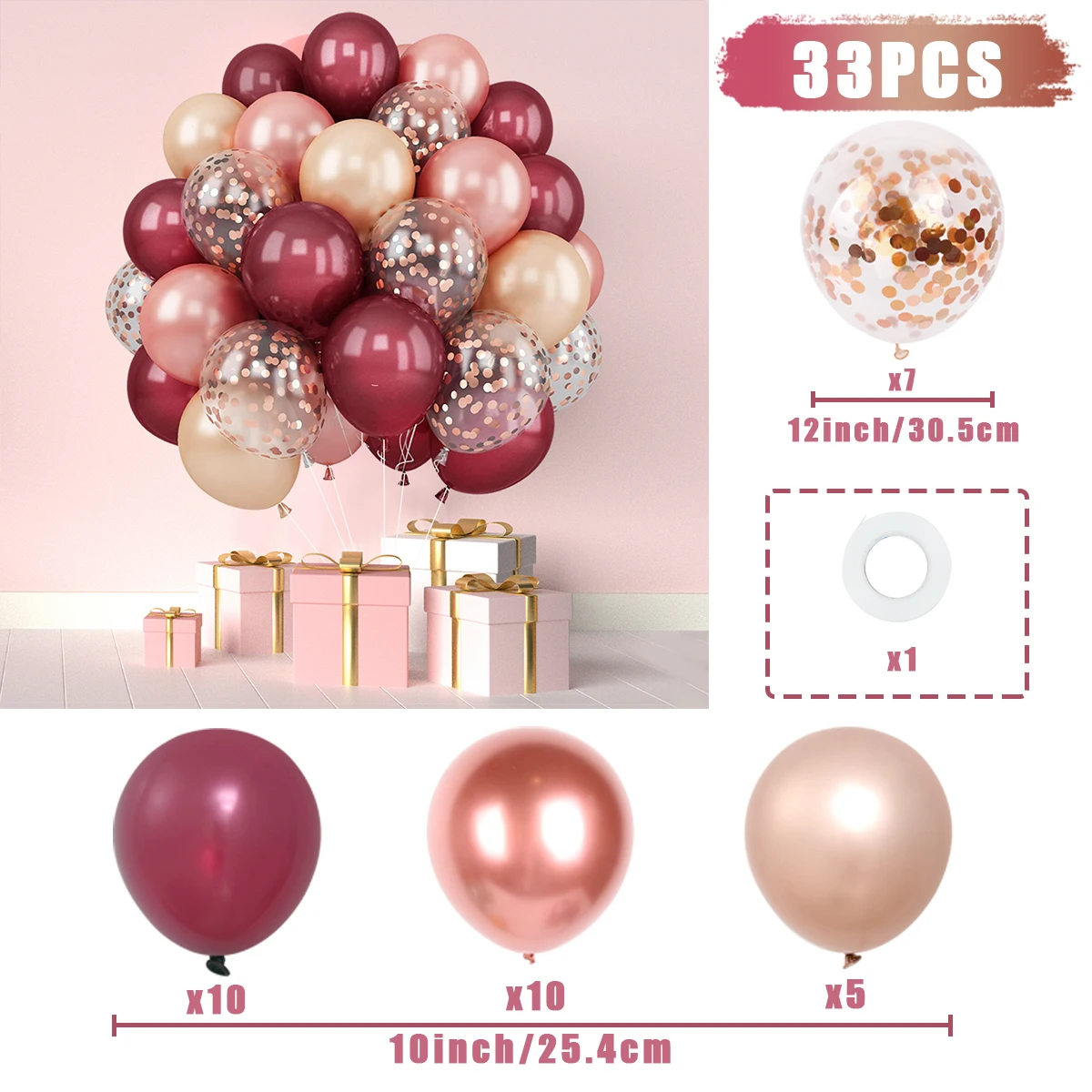Hochwertige Ballonpumpe, Luftkompressor, Handpumpe, tragbar, nützliches Ballonzubehör für Hochzeiten, Geburtstagsfeiern, Dekoration und Zubehör. – Detail 5