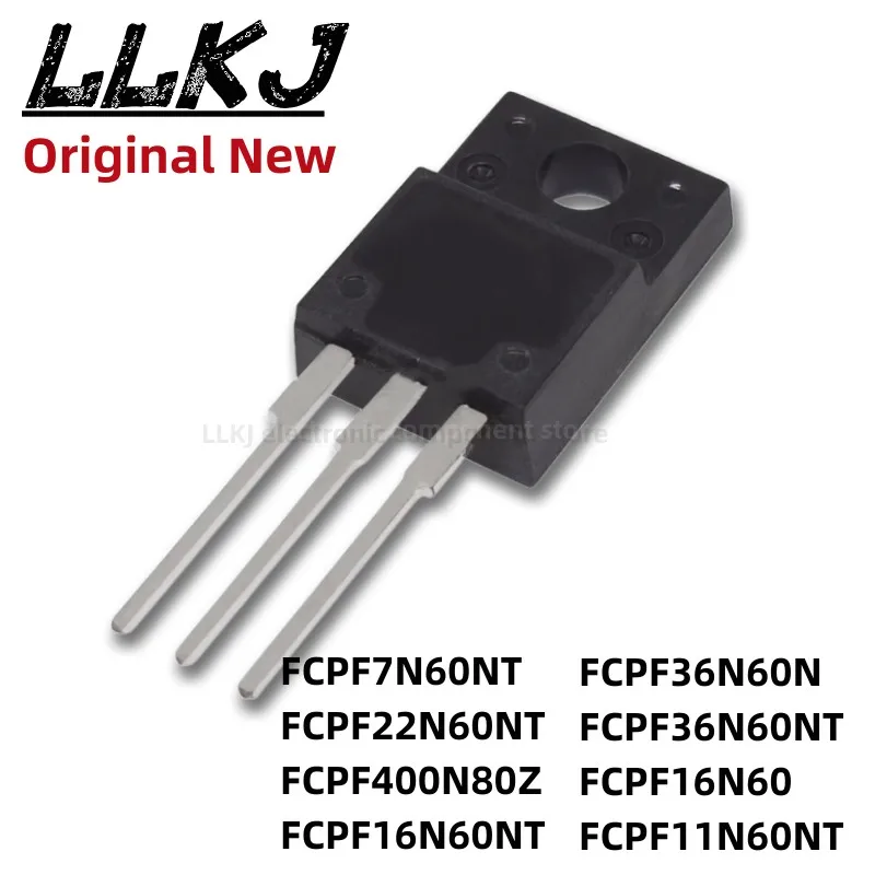

1 шт. FCPF7N60NT FCPF22N60NT FCPF400N80Z FCPF16N60NT FCPF36N60N FCPF36N60NT FCPF16N60 FCPF11N60NT TO-220F MOS FET