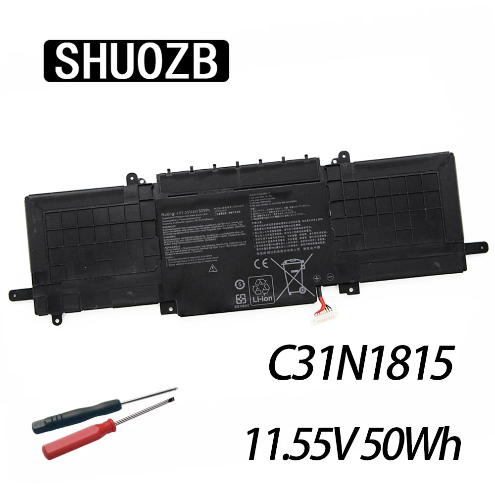 

SHUOZB 11.55V 50Wh C31N1815 Laptop Battery For Asus ZenBook 13 U3300FN UX333 UX333F UX333FA UX333FN BX333FN RX333FA RX333FN DH51