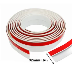 Waterproof Universal Car Trunk Lid and Hood Gap Seal Strip (White 33mm)