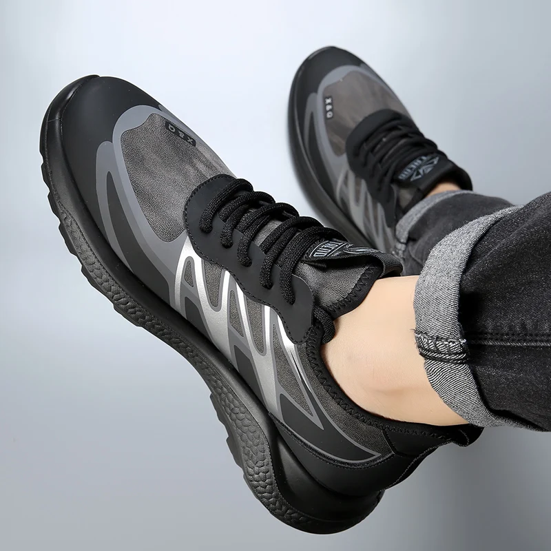 Men's Golf Shoes Outdoor Fitness Golf Shoes Men's Breathable Walking and Anti slip Running Sports Shoes