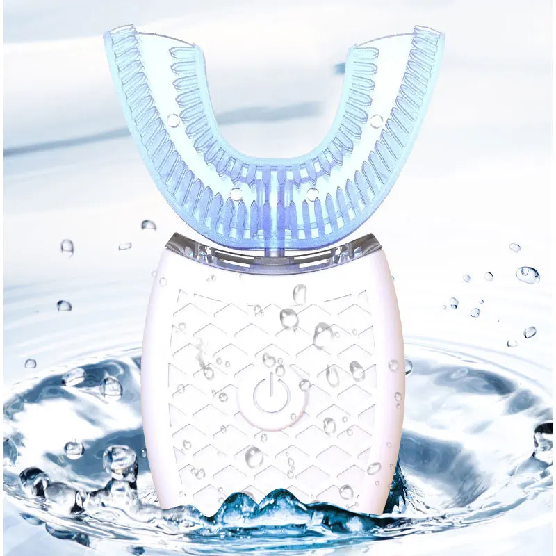 U Type Silicon Head Sonic Electric Toothbrush with 360 Degrees Whitening Function,electric toothbrush
