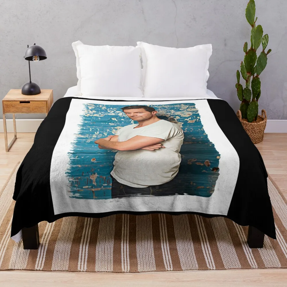 

Music Retro Richard Armitage Paint Splash Cool Graphic Gift Throw Blanket Heavy Blankets Sofas Of Decoration Blankets