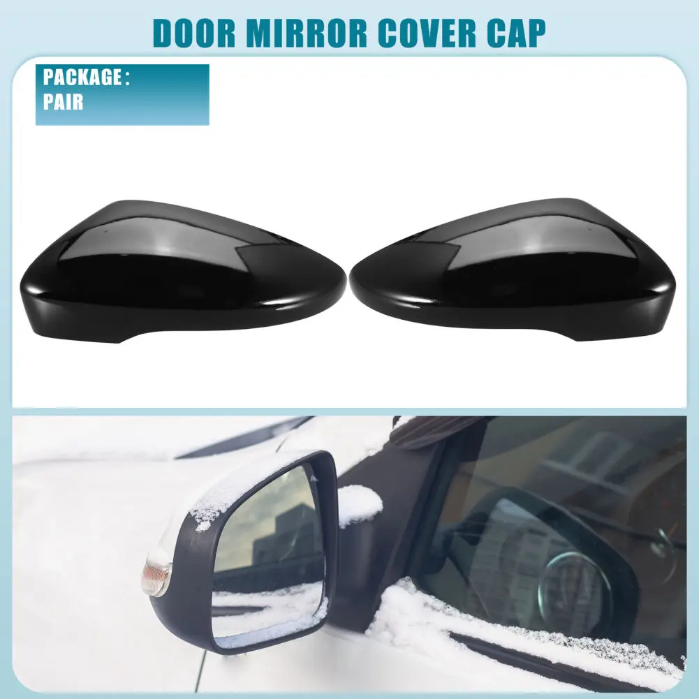 

1 Pair Door Side Rearview Mirror Cover Cap Outside Housing For Volkswagen CC Beetle VW 2010-2016 MK7 B7 3C8-857-537 3C8-857-538