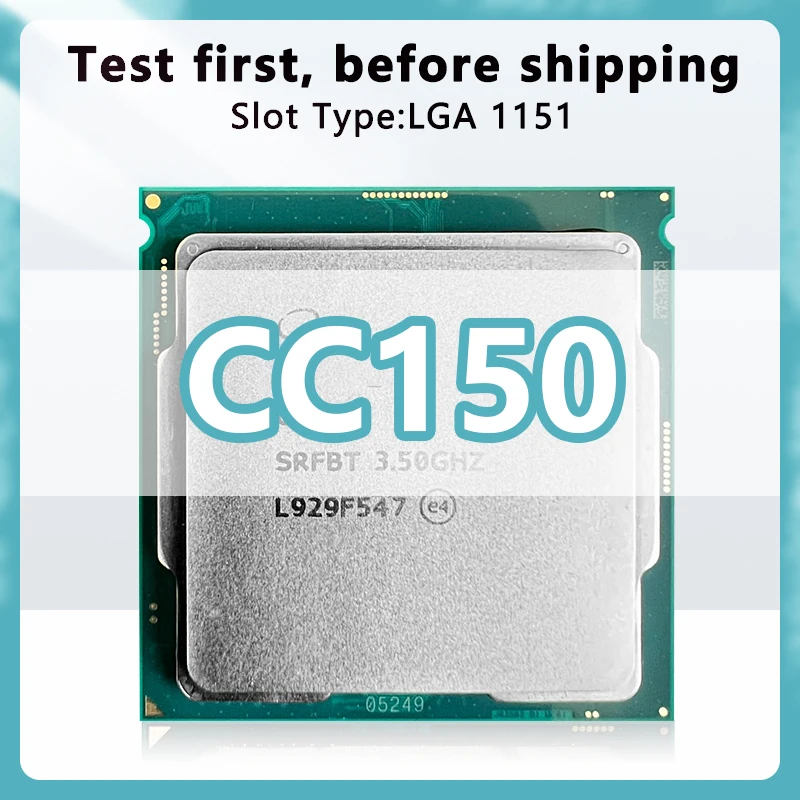 CC150 CPU 8 Cores 16 Threads 3.50GHz 16MB 95W CC150 SRFBT LGA1151 