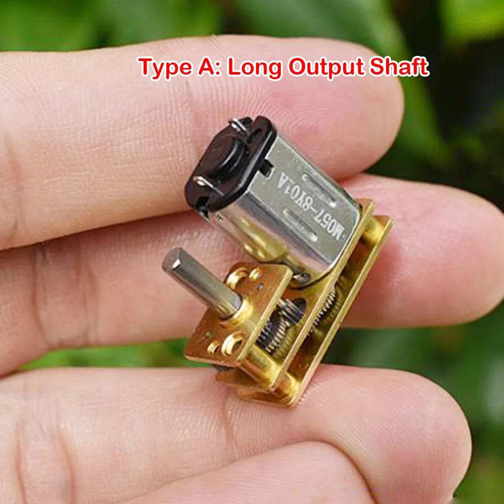 Mini N20 Gear Motor Cw Ccw Gear Motor Reducer Dc 3V 12V 60Rpm Full Metal Gear Telescopic Gimbal Electric Engine Robot Smart Lock