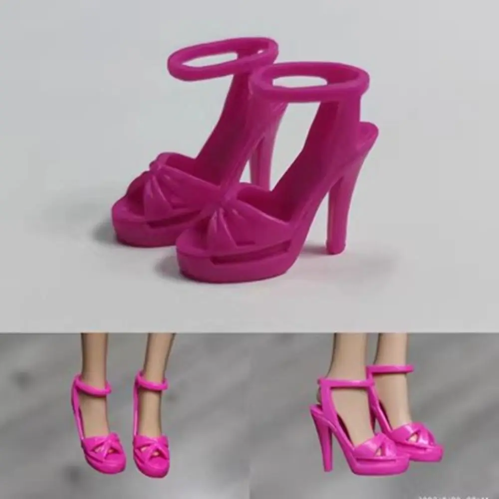 Quality 1/6 Doll Shoes High Heels Boots Super Model 30cm Figure Doll Sandals Original Doll Casual Sport Flat Shoes Female