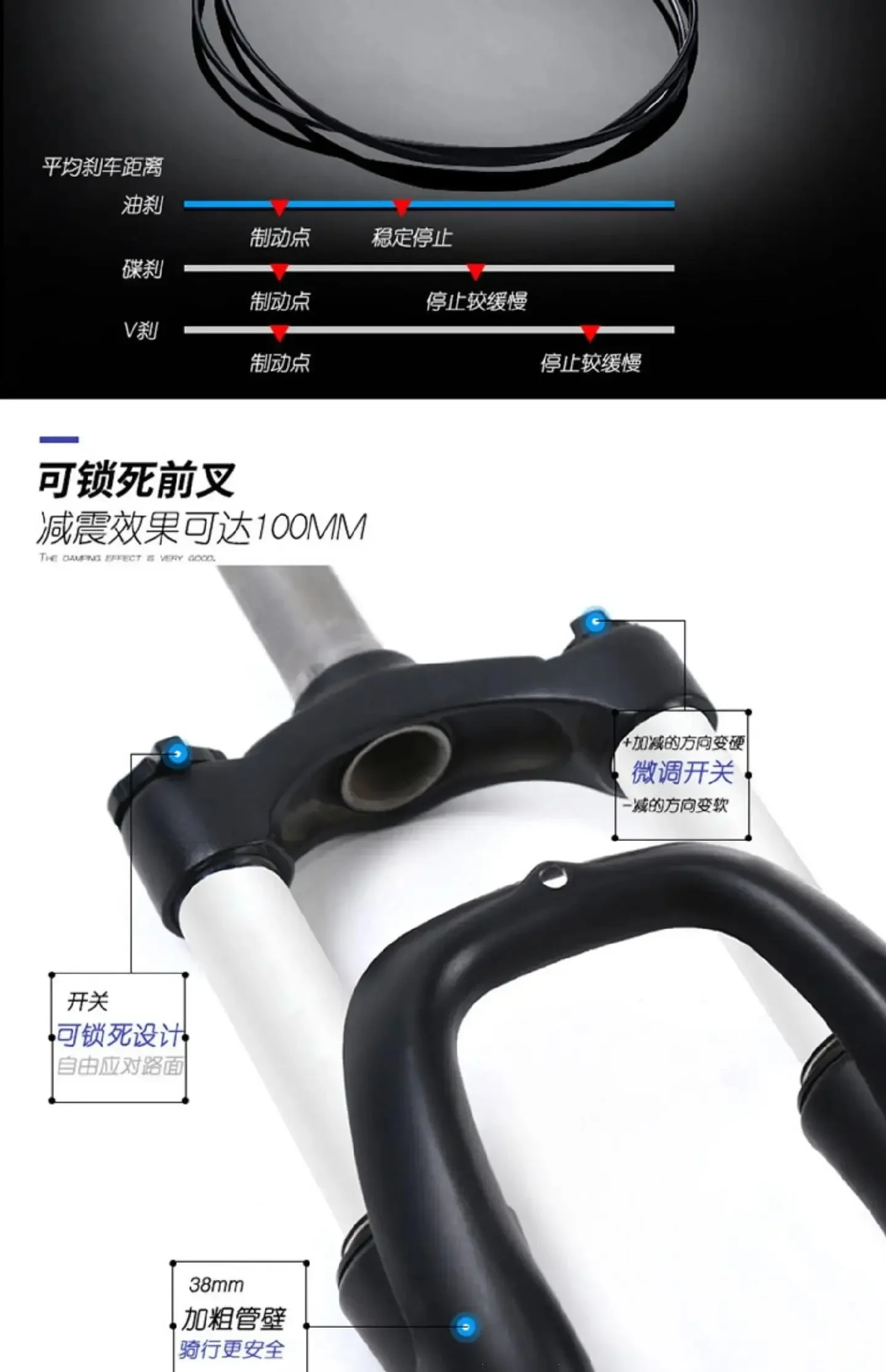 26inch High carbon steel frame Mountain bike 21/24/27/30speed Double disc brake Shock absorption variable speed aldult Men women
