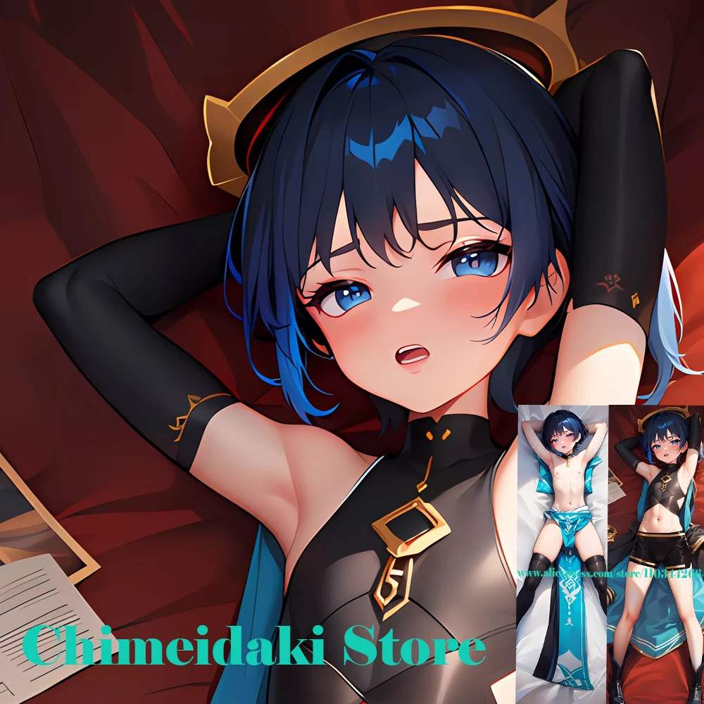 

Genshin Impact Wanderer Dakimakura Sexy Pillow Case Anime Otaku Pillowcase Game Throw Cushion Cover