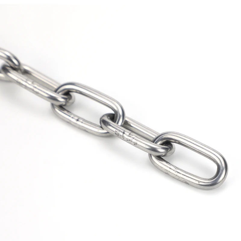 1 Meter 304 Stainless Steel Outdoor Long Link Chain stainless steel chain steel chain Waterproof and Anti-rust For Lifting Binding 1.2/1.5/2/2.5/12MM