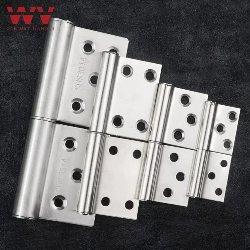 2PCS Heavy-Duty 360 Detachable Stainless Steel Swing Hinges
