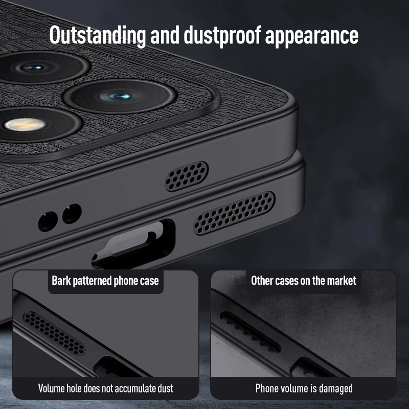 Luxury Wood Pattern Tree Texture Shockproof Case - Light & Thin Design