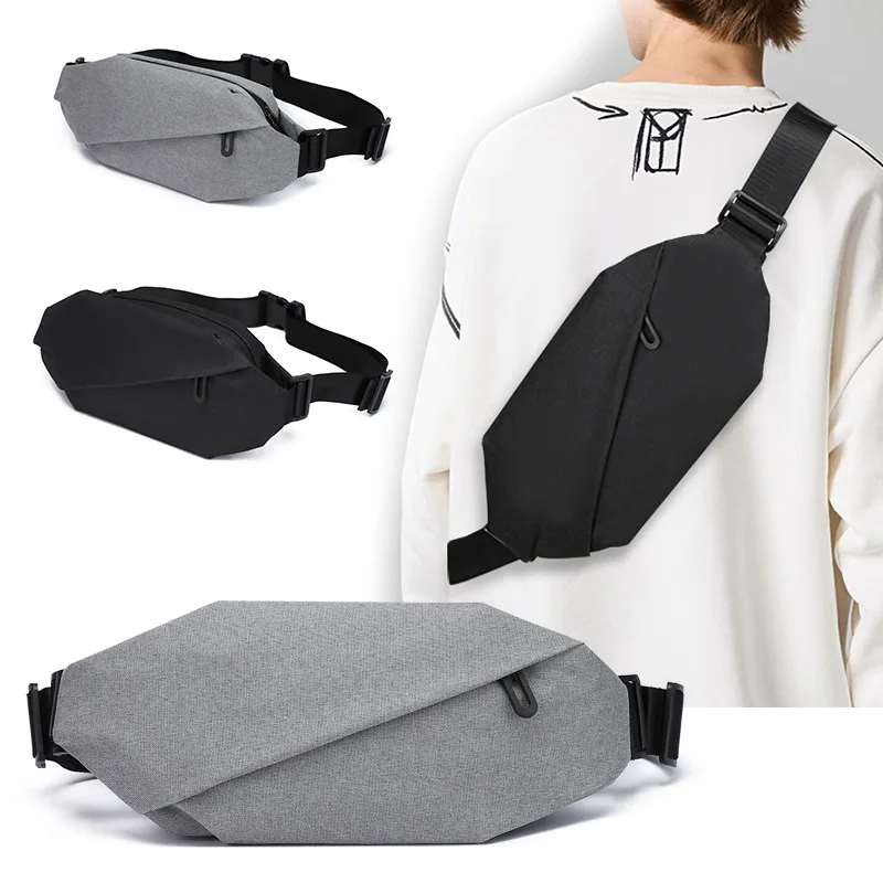

Multi-functional Large Capacity Chest Bag for Men with Adjustable Shoulder Strap