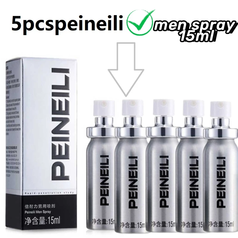 

5pcs New Peineili Delay Spray Delay Sprays for Men Spray Male External Use Anti Premature Ejaculation Prolong 60 Minutes 15ml