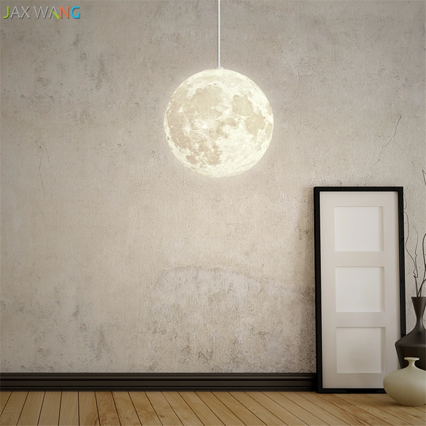 Подвесные светильники в скандинавском стиле Домашний Светильник виде лунной