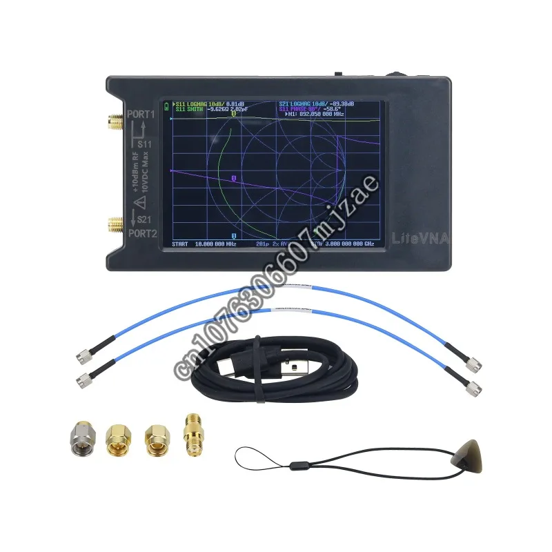 

LiteVNA-64 VNA Analyzer 50KHz-6.3GHz Portable Vector Network Analyzer Antenna Analyzer with 4" Display
