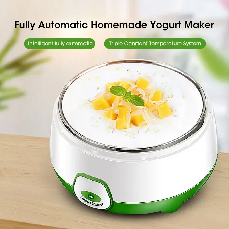 Yogurt Maker Mini Home Yogurt DIY Stainless Steel Automatic Making Tool 220V Kitchen Maker Cooking Machine