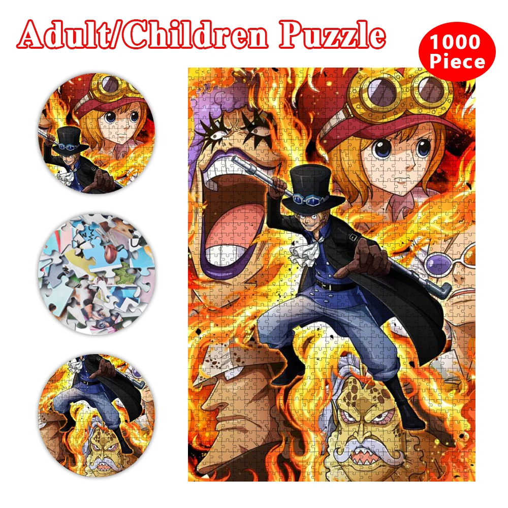 One Piece Sabo Jigsaw Puzzle 1000 Pezzi Per Adulti Jigsaw Puzzle Intrattenimento Giocattoli Fai Da Te Per Regalo Creativo Decorazioni Per La Casa