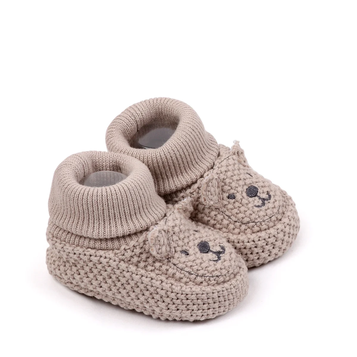 Autumn and Winter 0-6 Months Handmade Knitted Baby Wool Shoes Perfect for Newborns and Full-Month Babies Won't Come Off 5