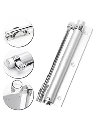 Premium Heavy Duty Fire - Proof Aluminum Alloy Automatic Door Closer with Adjustable Soft Close Feature (S)