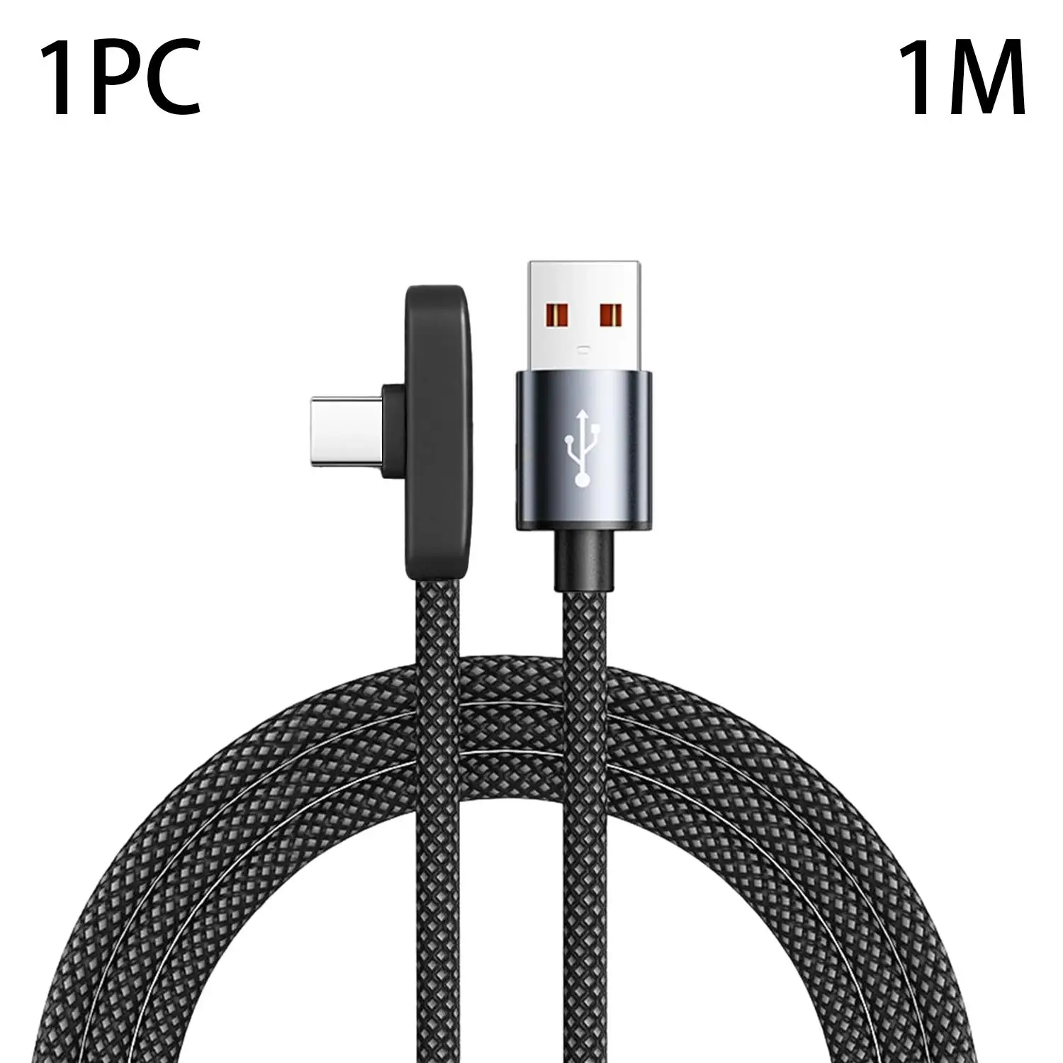 ตัวเลือกสินค้า สายชาร์จเร็ว 100W 6A Type-C แบบแบน 90 องศา สำหรับมือถือและแท็บเล็ต