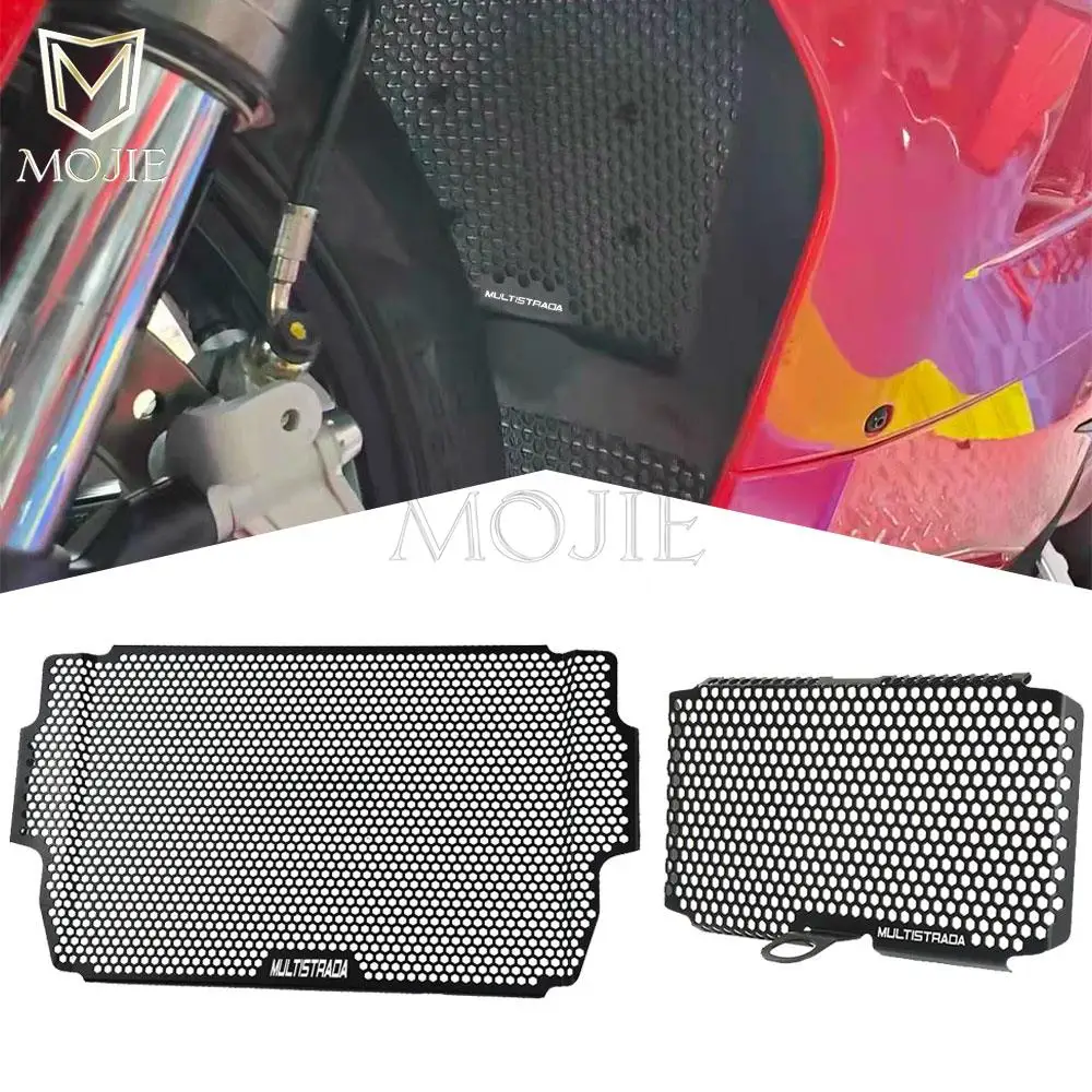 Per Ducati Multistrada1200/S Multistrada 1200 Enduro Pro/Pikes Peak Moto Radiatore Grill Guard Oil Cooler Cover Protector