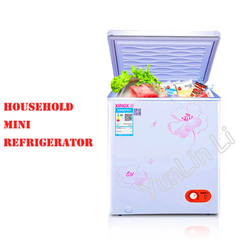 106L Household Refrigerator With Big Capacity Low Noise Power Icebox Saving Cold & Freezing Refrigerator Freezer BD/BC-106E