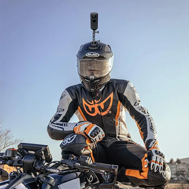 Alloy Extension Pole Aluminium Mount Helmet Arm Selfie Stick for