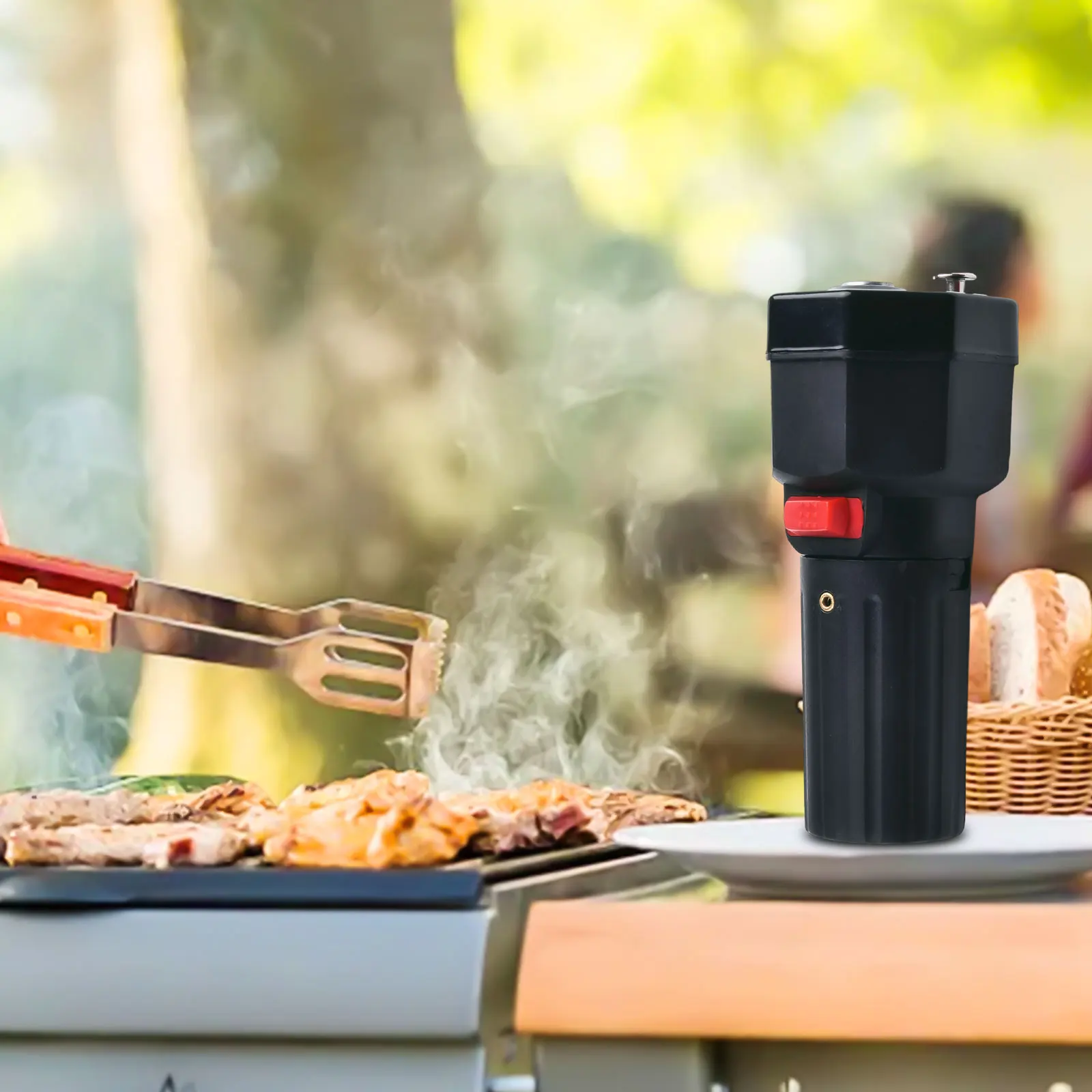 Grill Battery Motor Barbecue Motor BBQ Meat Roast Barbecue Rotisserie DC1.5V Battery 5.51x2.48 Inch