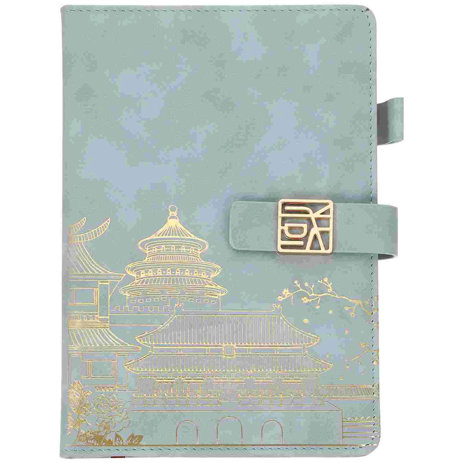 

Chinese Wind Notebook Schedule Recording Notepads Portable Daily Planner Office Supplies