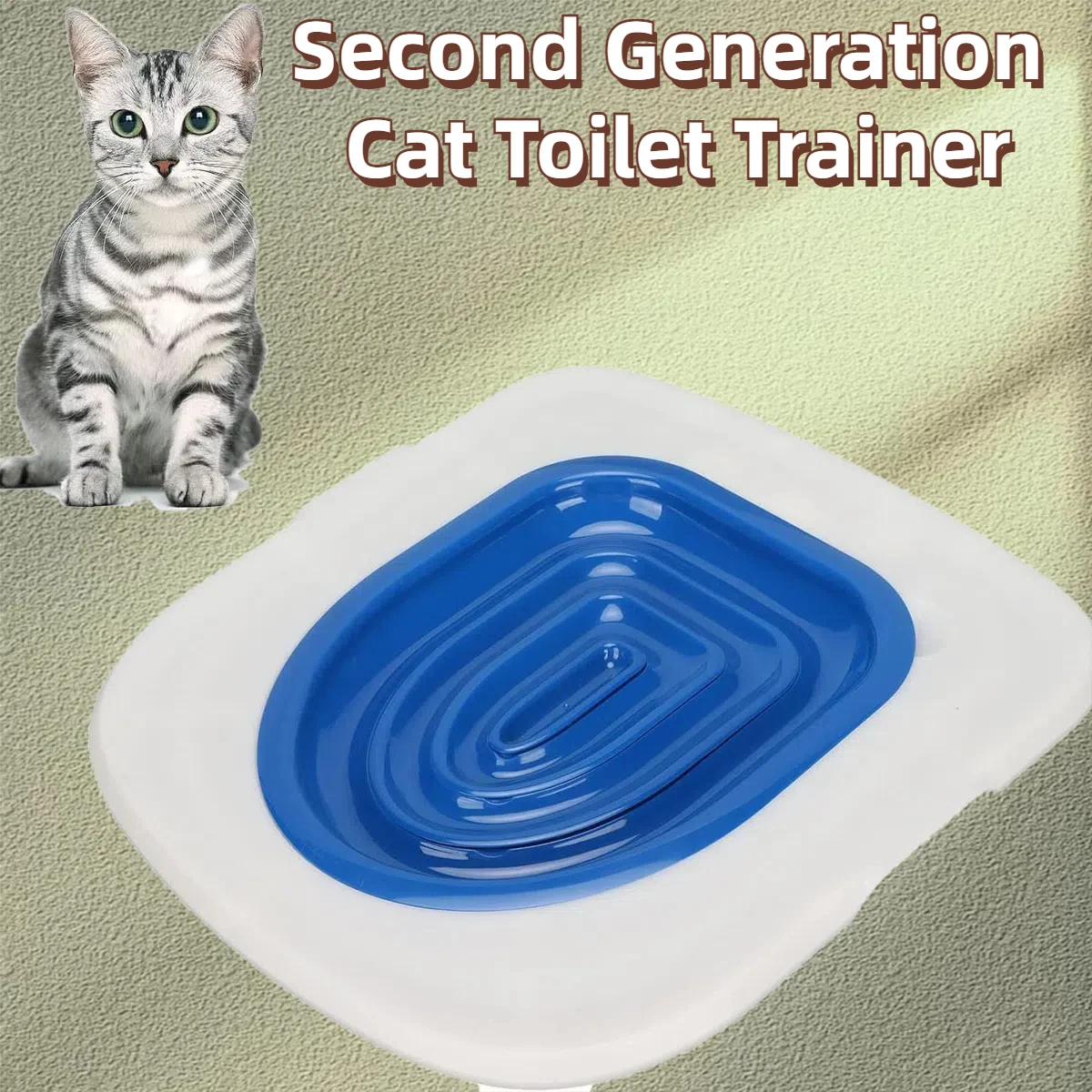 Deodorant Multi-Layer Cat Toilet Universal Replacement Cat Litter Tray Toilet Trainer Reusable Detachable Potty Train