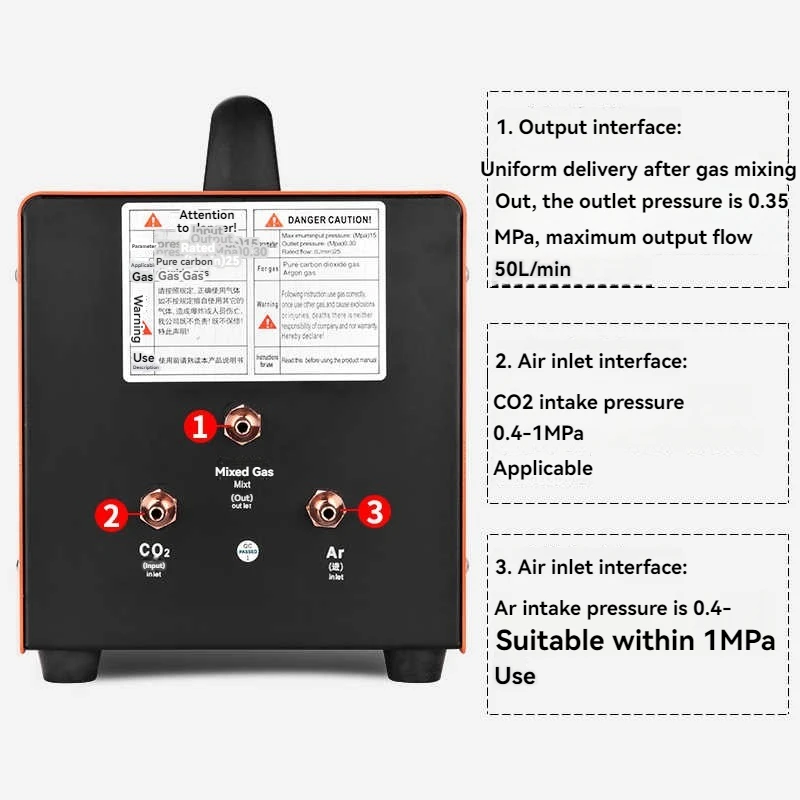 Gas Mixer Gas Mixture Machine High Quality Argon Arc Welding Equipment Accessories CO2 Argon Mixer 3