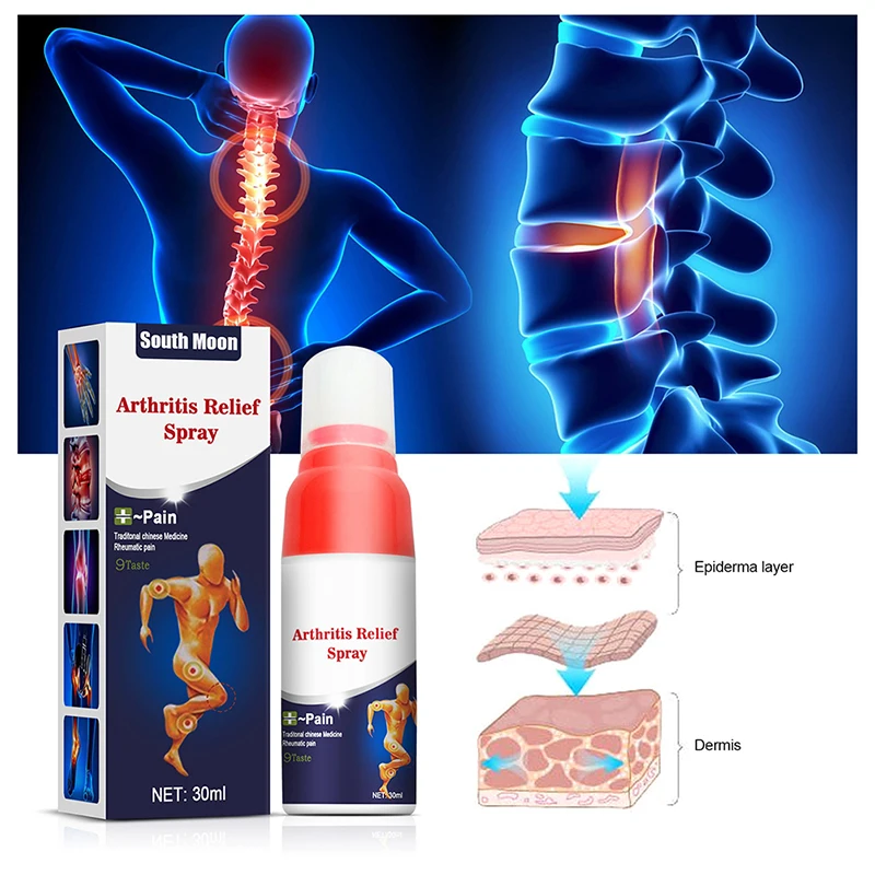 Joint Pain Spray Rheumatic Arthritis Treatment Muscle Pain Relief Spray 30ml