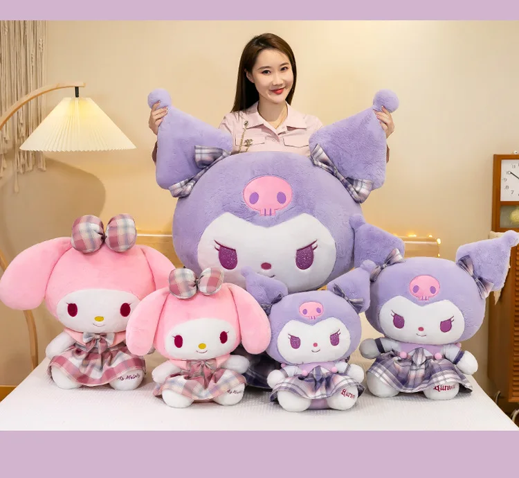 My Melody Plush Dolls Anime Cartoons Cute Soft Stuffed Toys Children Pillow Ragdoll Gifts