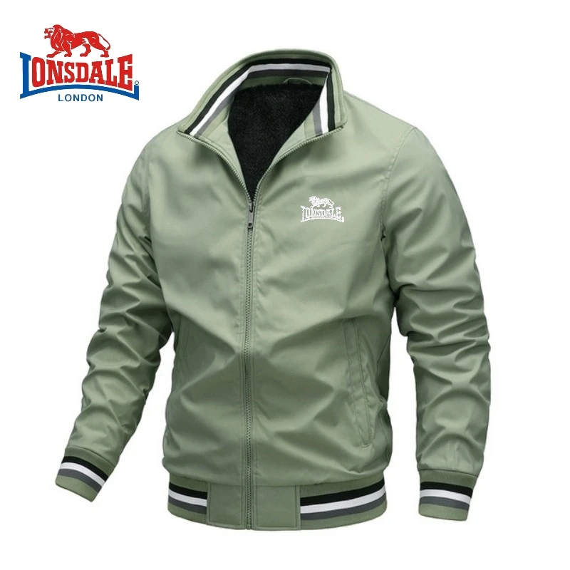 Men's Zippered Sports Jacket Spring and Autumn Fashionable Casual Outdoor Top sports jacket