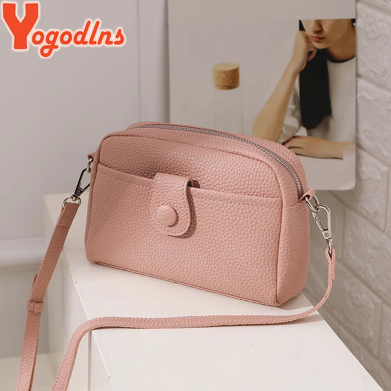 Fashion Small Phone Bag for Women PU Leather Shoulder Crossbody Bag Casual Shopping Meseengger Handbag and Purse bolsa
