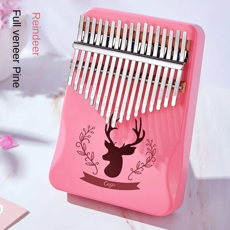 

1Pc Kalimba 17/21 Tone Creative Cartoon Pattern Kalimba Beginner Student Stage Performance Professional Musical Instrument