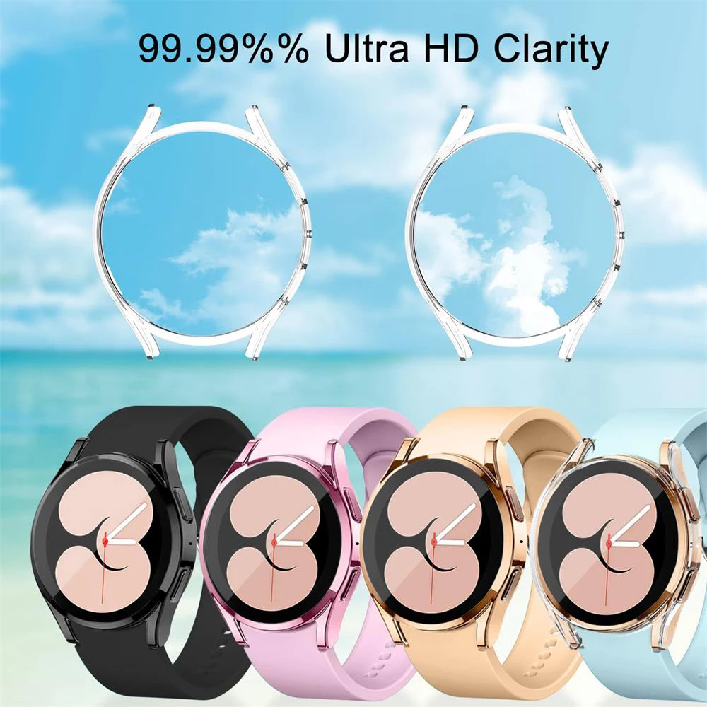 Deluxe Tempered Glass Protective Bumper Case with Screen Shield