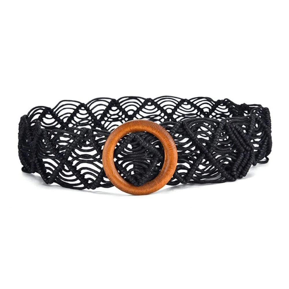 Рисунок 4 - Ремень женский с круглой деревянной пряжкой