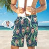 Summer Hawaiian 3D Custom Faces Seaside Vacation Printed Beach Shorts Men PersonalizedCustomization Patterns Y2k Swimming Trunks 1