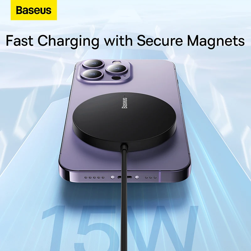 

Baseus простая Магнитная Беспроводная зарядка Mini3 15 Вт