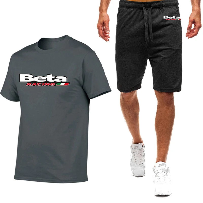 2023 Beta racing motorcycle cross-country motorcycle logo printing summer men's sports nine-color suit fashion cotton T-shirt+ca