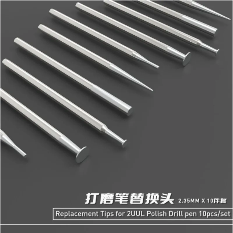 

2UUL 10Pcs set grinding pen drill heads for grinding pen replace tips IC polished cut Phone Repair Tools Set
