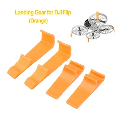 Enhanced Heighten Landing Gear Kit - Protector and Tripod Stand Legs Support - DJI Flip (Landing gear orange)